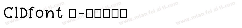 CIDfont 分字体转换